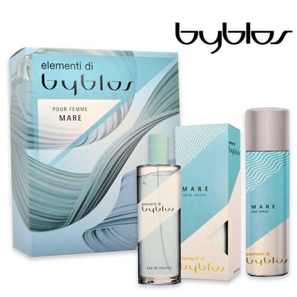 Byblos 2024 Mare 120 Ml + Deodorant 150 Ml Eau de Toilette Unisexe - Maison des fragrances