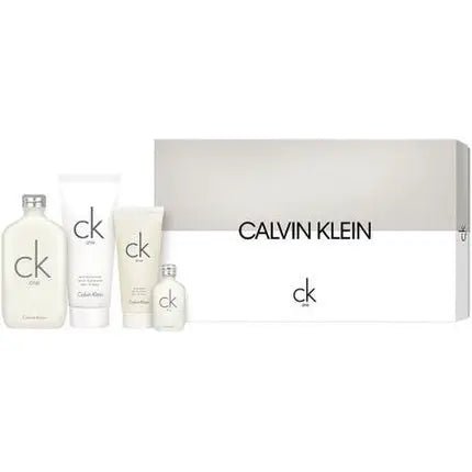 Calvin Klein Ck One + Body Lotion + Shower Gel + Mini Eau de Toilette 200ml Unisexe - Maison des fragrances