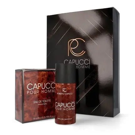 CAPUCCI pour Homme Gift Set - Eau De Toilette 100ml + Deodorant 120ml - Maison des fragrances