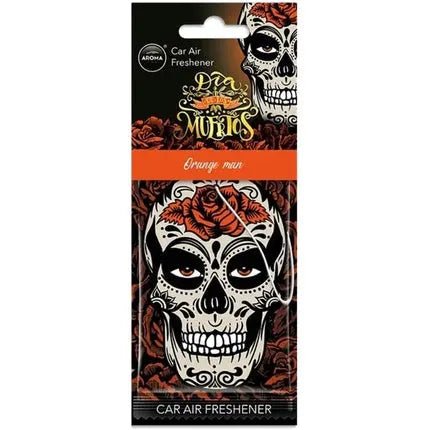 Car Air Freshener Aroma Skull Orange Man for Car Home Boat Caravan - Maison des fragrances