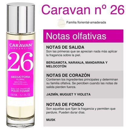 Caravan Fragancias No. 26 Eau de Parfum (EDP) Femme 150ml - Maison des fragrances