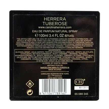 Carolina Herrera Tuberose Eau de Parfum (EDP) Mixte 100ml - Maison des fragrances
