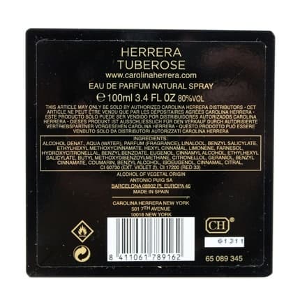 Carolina Herrera Tuberose Eau de Parfum (EDP) Mixte 100ml - Maison des fragrances