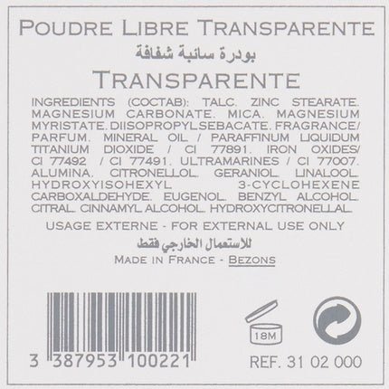 Caron Loose Powder 00 Transparent 20g - Maison des fragrances