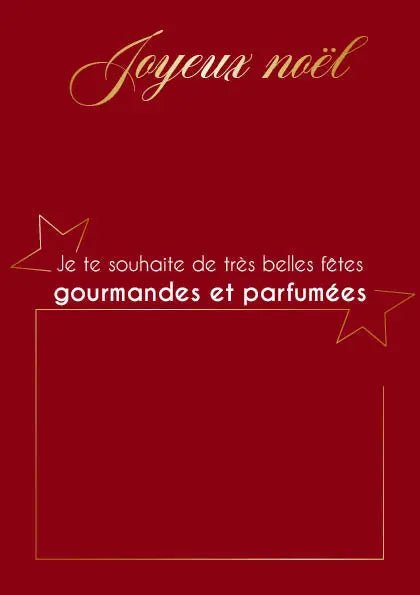 Carte personnalisable avec enveloppe - Maison des fragrances