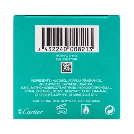 Cartier Eau De Cartier Eau De Toilette 100ml - Maison des fragrances