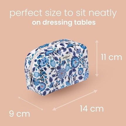Cath Kidston Navy Carnation Print Large Makeup Bag - Maison des fragrances