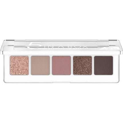 Catrice 5 In A Box Mini Eyeshadow Palette No. 020 Soft Rose Look - Maison des fragrances