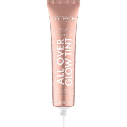Catrice All Over Glow Tint Multi - Use Liquid Highlighter with Vitamin C, Niacinamide, Squalene, and Panthenol 0.51 Fl Oz - Maison des fragrances