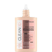 Catrice Clean ID High Cover Luminous Matt Foundation Makeup 30ml - No. 004 Light Almond - Maison des fragrances
