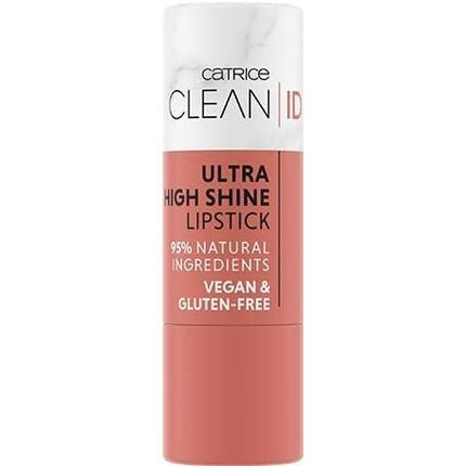 Catrice Clean ID Ultra High Shine Lipstick 3.5g No. 010 True Colour Nude Nourishing Smoothing with Oils Shiny Perfume Free - Maison des fragrances
