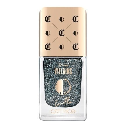 Catrice Disney Villains Cruella Nail Polish 11ml Nr. 020 Smoke Black Long - Lasting Glittering Shiny - Maison des fragrances