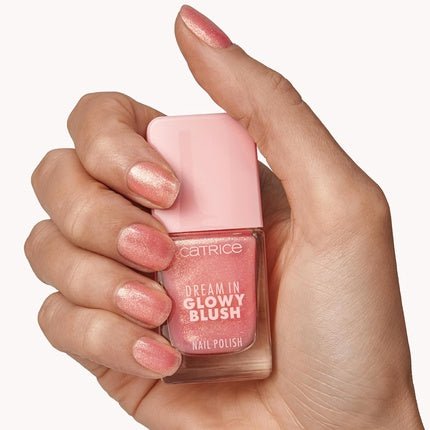 Catrice Dream In Glowy Blush Nail Polish 080 Pink Long - Lasting Shimmering Acetone - Free Vegan Without Microplastic Particles Without Preservatives 10.5ml - Maison des fragrances