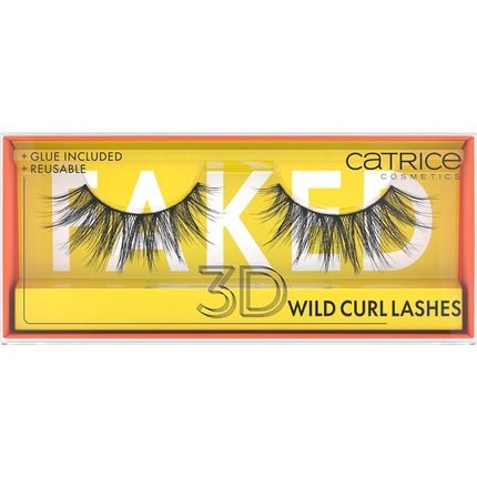 Catrice Faked 3D Wild Curl Lashes Black Long - lasting False Eyelash Effect Vegan - Maison des fragrances