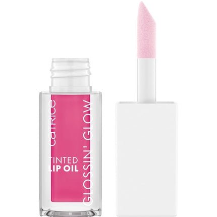 Catrice Glossin' Glow Tinted Lip Oil High Shine Moisturizing Lip Stain with Cherry & Pomegranate Oil Vegan Gluten Free Cruelty Free - Maison des fragrances