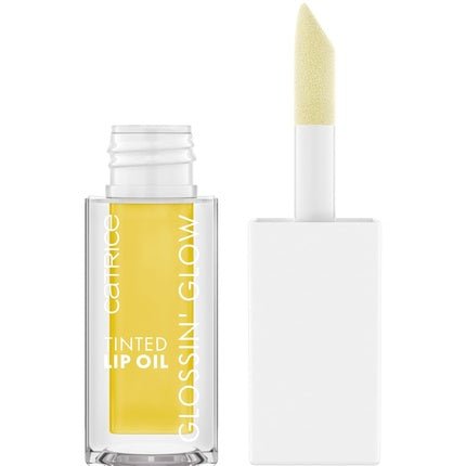 Catrice Glossin' Glow Tinted Lip Oil High Shine Moisturizing Lip Stain with Cherry & Pomegranate Oil Vegan Gluten Free Cruelty Free 50 Spill The Tea - Maison des fragrances