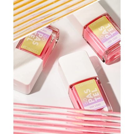 Catrice Go Pastel Top Coat, Base & Top Coat, 01 Sassy Lassy, Pink - Maison des fragrances