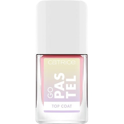Catrice Go Pastel Top Coat, Base & Top Coat, 01 Sassy Lassy, Pink - Maison des fragrances