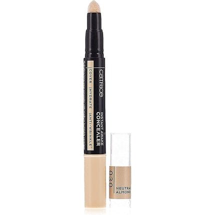 Catrice Instant Awake Concealer No.030 Neutral Almond Nude Combination Skin Anti - Ageing Brightening Nourishing Smoothing Long Lasting Natural Vegan Oil Free Perfume Free 1.8ml - Maison des fragrances