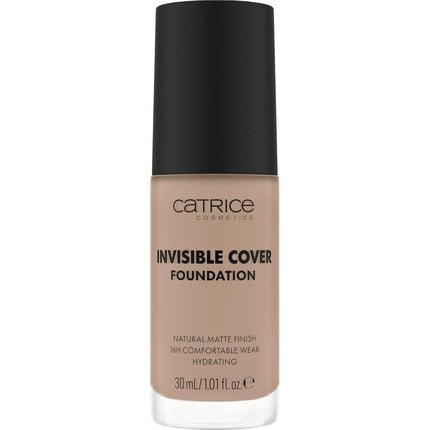 Catrice Invisible Cover Foundation 30ml 025N Nude Moisturizing Long - Lasting Natural for Dry Skin Vegan Oil - Free Paraben - Free Microplastic - Free - Maison des fragrances
