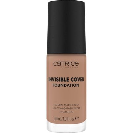 Catrice Invisible Cover Foundation 30ml 042C Nude Moisturizing Long - Lasting Natural for Dry Skin Vegan Oil - Free Paraben - Free Microplastic - Free - Maison des fragrances