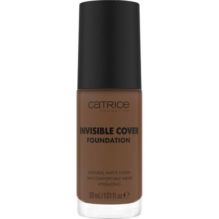 Catrice Invisible Cover Foundation 30ml 062W Nude Moisturizing Long - Lasting Natural for Dry Skin Vegan Oil - Free Paraben - Free Microplastic - Free - Maison des fragrances
