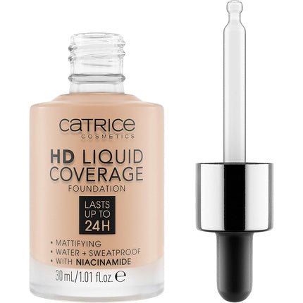 Catrice Make - Up HD Liquid Coverage Foundation Sand Beige 30ml - Maison des fragrances
