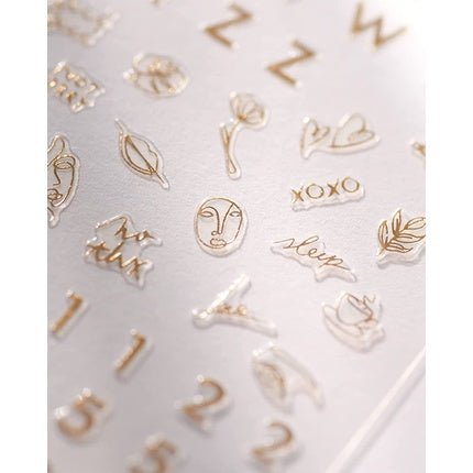 Catrice Name It Nail Stickers Gold Long Lasting 91 Pieces - Maison des fragrances