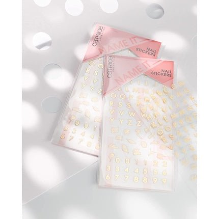 Catrice Name It Nail Stickers Gold Long Lasting 91 Pieces - Maison des fragrances