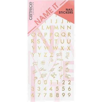 Catrice Name It Nail Stickers Gold Long Lasting 91 Pieces - Maison des fragrances