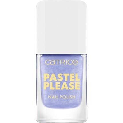 Catrice Pastel Please Nail Polish Nr. 020 Blue Long - Lasting Highly Pigmented Shimmery Intense Color Acetone - Free Vegan Without Microplastic Particles Without Perfume 10.5ml - Maison des fragrances