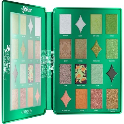 Catrice The Joker Eyeshadow Palette No. 020 Multicoloured 16 Colours Glossy Intense Radiant Vegan Parabens 18.8g - Maison des fragrances