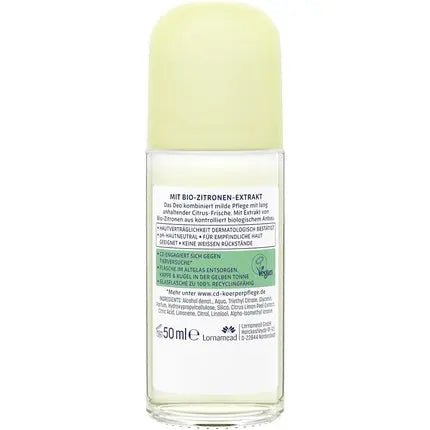 Cd BIO Deo Roll-On Citrus Deodorant without Aluminum Salts Long-lasting Protection for 48 Hours Vegan Skincare Product Suitable for Sensitive Skin 50ml Unisexe - Maison des fragrances