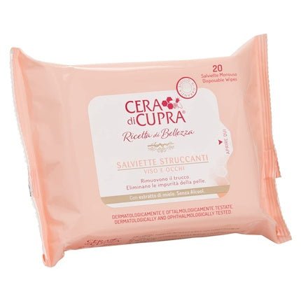 Cera di Cupra Beauty Recipe Makeup Remover Wipes for Face and Eyes 180g - Maison des fragrances