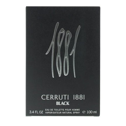 Cerruti 1881 Black Pour Homme 100ml Eau de Toilette Spray - Maison des fragrances