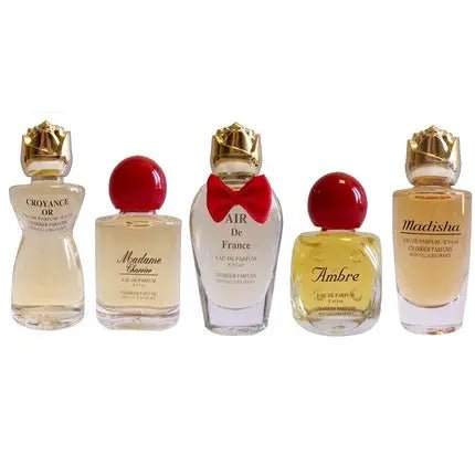 Charrier Parfums Collection Luxe 5 Eaux de Parfum Gift Set 49.7ml - Made in Provence France - Maison des fragrances