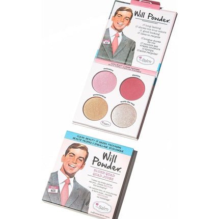 Cheeks by theBalm Cosmetics Will Powder Quad - Maison des fragrances