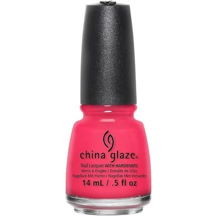 China Glaze Pool Party Nail Polish Lacquer with Hardeners 14ml Party Pink - Maison des fragrances