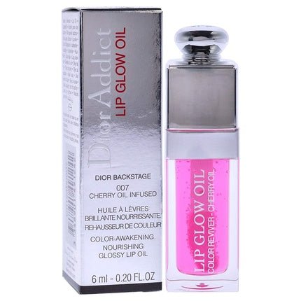 Christian Dior Dior Addict Lip Glow Oil 007 Raspberry Women Lip Oil 0.2 oz - Maison des fragrances