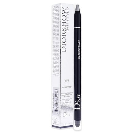Christian Dior Diorshow 24H Stylo Waterproof Eyeliner 076 Pearly Silver - Maison des fragrances