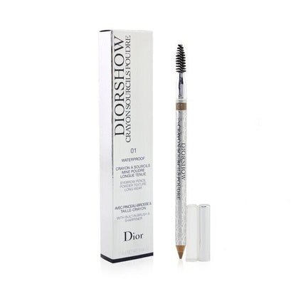 Christian Dior Ladies Show Waterproof Eyebrow Powder Pencil 01 Blond 1.19g - Maison des fragrances