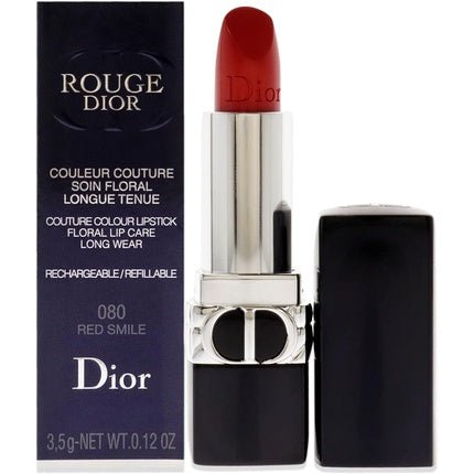 Christian Dior Rouge Couture Color Refillable Lipstick No.080 Red Smile 3.5g - Maison des fragrances