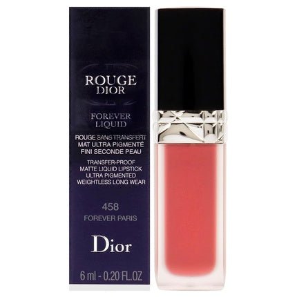Christian Dior Rouge Dior Forever Liquid Matte 458 Forever Paris Lipstick Women 0.2 oz - Maison des fragrances