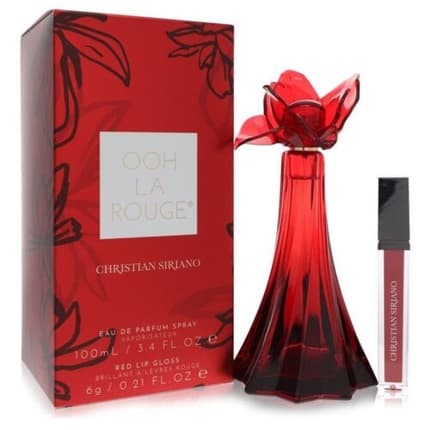 Christian Siriano Ooh La Rouge Christian Siriano with Red Lip Gloss 3.4 Eau de Parfum (EDP) Mixte 6ml - Maison des fragrances