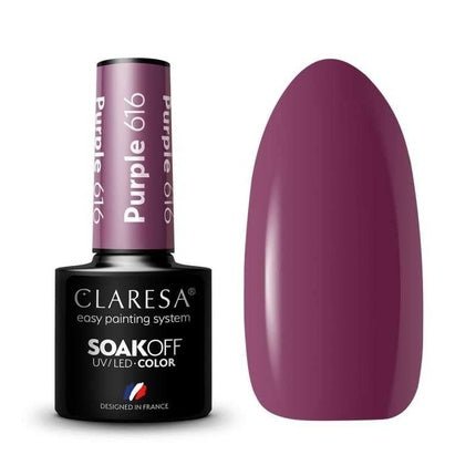 Claresa 621 Purple UV Nail Polish 5ml - Maison des fragrances