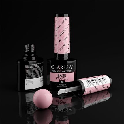 Claresa Base Power Hybrid Base 02 5g - Nail Polish - Maison des fragrances