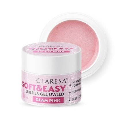 Claresa Builder Gel Soft & Easy Glam Pink 90g - Maison des fragrances
