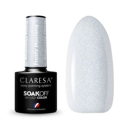 Claresa Frosty Morning UV Nail Polish 5ml - Pack of 5 - Maison des fragrances