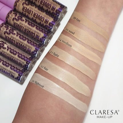 Claresa Hi Cover Lover Liquid Concealer 23 Light 8g - Maison des fragrances