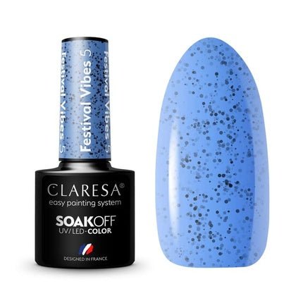 Claresa Soak Off Uv/Led Festival Vibes Hybrid Nail Polish 005 5g - Maison des fragrances